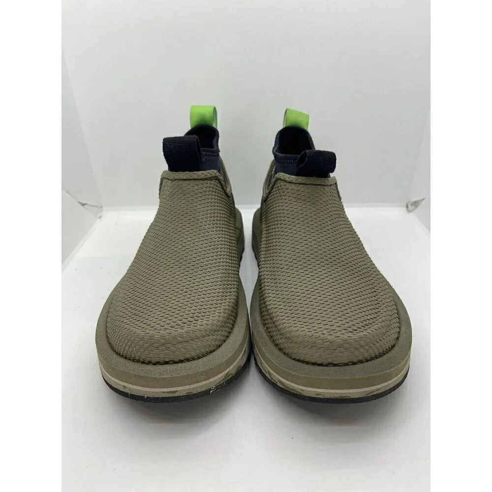 Sanuk Chiba Journey LX Yulex Pure Logo Camo Green Slip On Stretch Ankle Boots 6